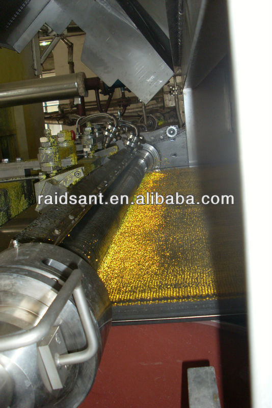 Durable Sulphur Pelletizer Machine Overseas Engineer Available Steel Belt Granulator